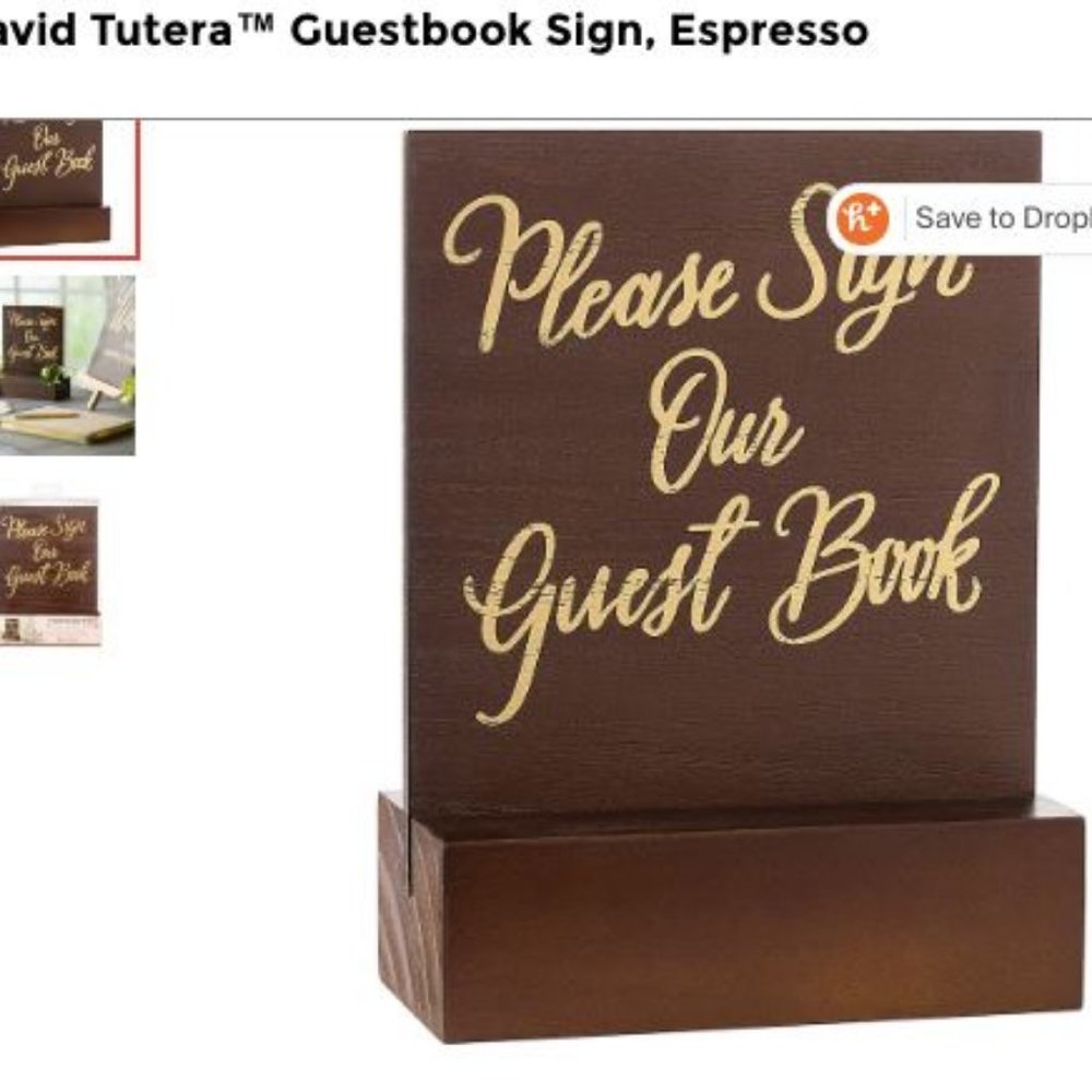 David Tutera Guestbook Sign